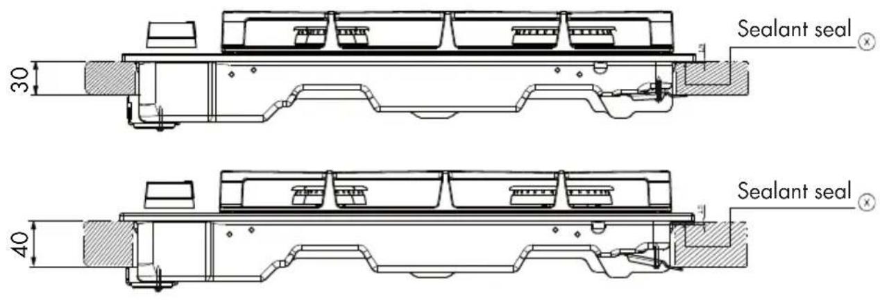 Fulgor Milano FCLH 905 G T WK - Positioning - 1