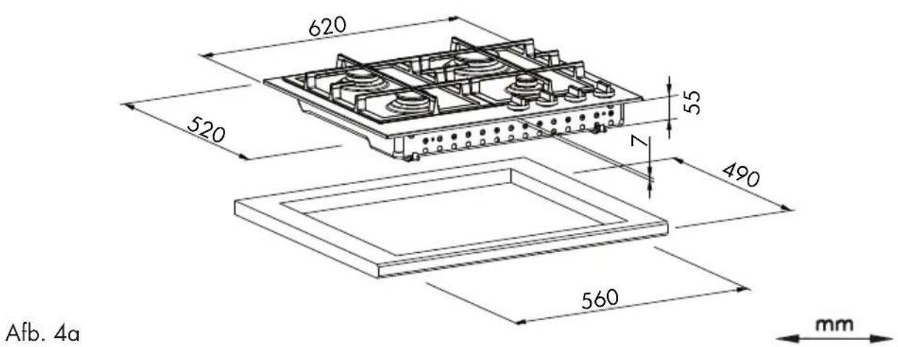 Fulgor Milano FCLH 905 G T WK - Plaatsing - 5