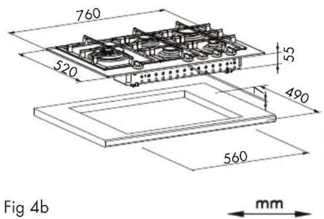 Fulgor Milano FCLH 905 G T WK - Colocacion - 6
