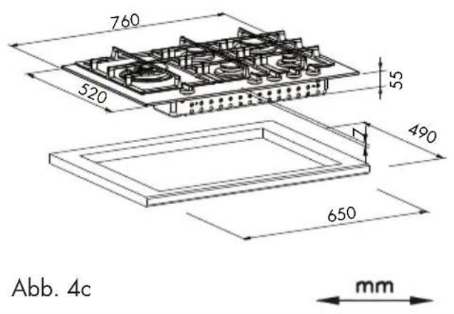 Fulgor Milano FCLH 905 G T WK - Aufstellung - 7