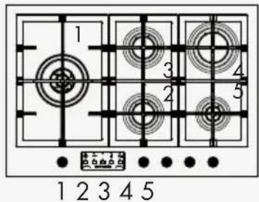 Fulgor Milano FCLH 905 G T WK - Standard with Timer - 3