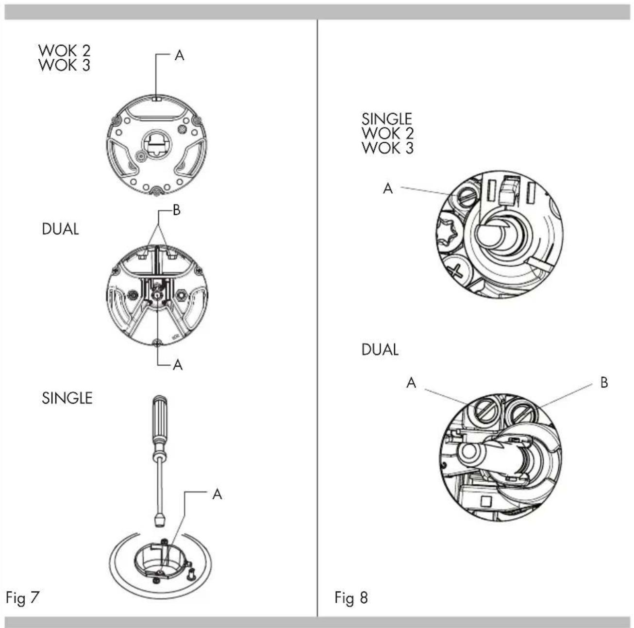 Fulgor Milano FCLH 905 G T WK - Adaptation to various types of gas - 1
