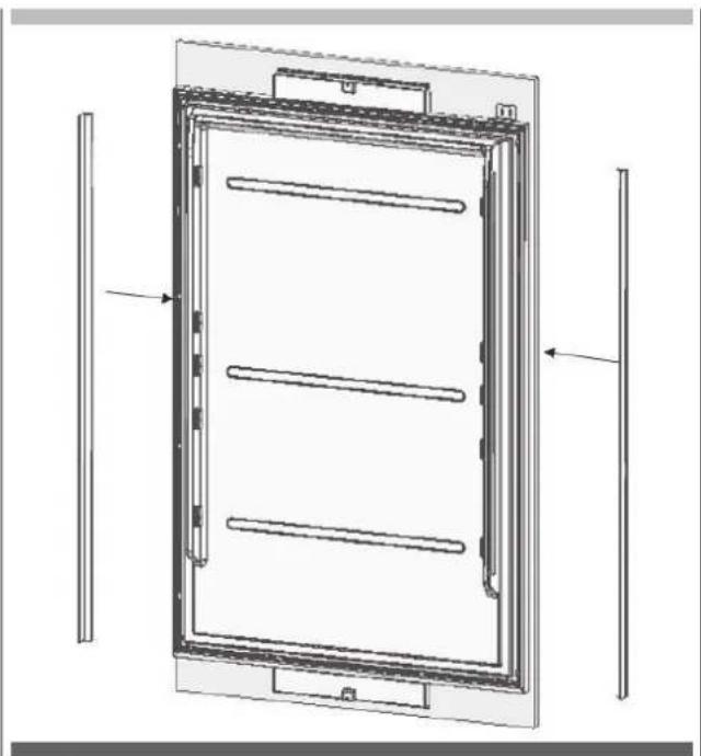 Fulgor Milano FBCD 762 TNF EDBL - Rimozione dello sportello con rivestimento del frigo - 2