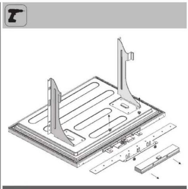 Fulgor Milano FBCD 762 TNF EDBL - Removing the Panel-Adjustment Mechanisms on the Refrigerator - 2