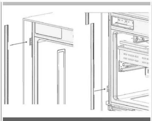 Fulgor Milano FBCD 762 TNF EDBL - Attaching the decorative parts - 1