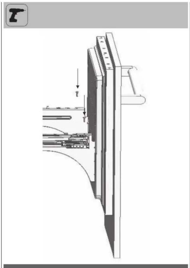 Fulgor Milano FBCD 762 TNF EDBL - Installation de la porte du meuble du congélateur - 2