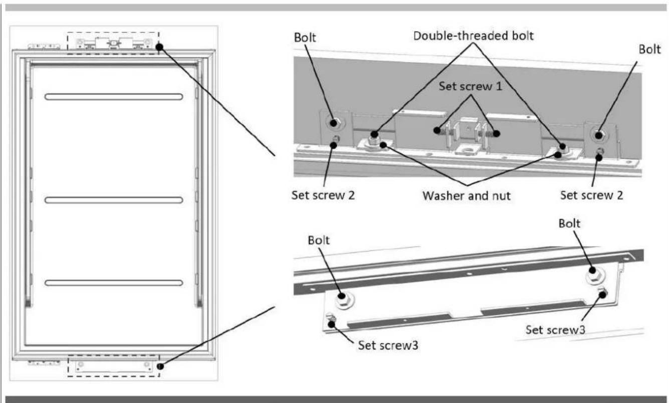 Fulgor Milano FBCD 762 TNF EDBL - Installing the Freezer Furniture Door - 5