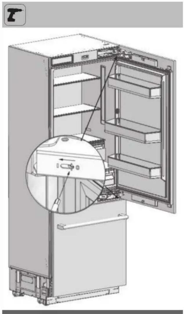 Fulgor Milano FBCD 762 TNF EDBL - Adjusting the hardness of the hinges - 1