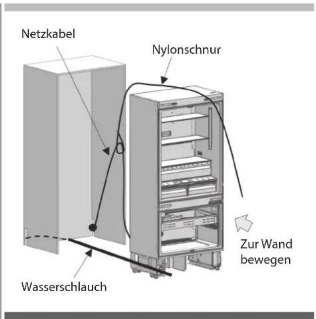 Netzkabel Nylonschnur Wasserschlauch Zur Wand bewegen