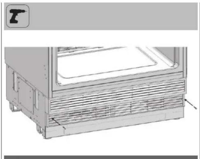 Fulgor Milano FBCD 762 TNF EDBL - Fixation de l'ensemble inférieur du trou d'aération - 1