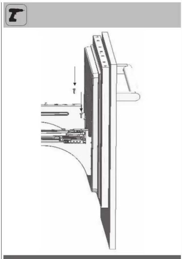 Fulgor Milano FBCD 762 TNF EDBL - Installing the Freezer Furniture Door - 2