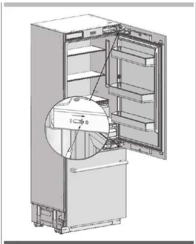 Fulgor Milano FBCD 762 TNF EDBL - Rimozione dello sportello con rivestimento del frigo - 1