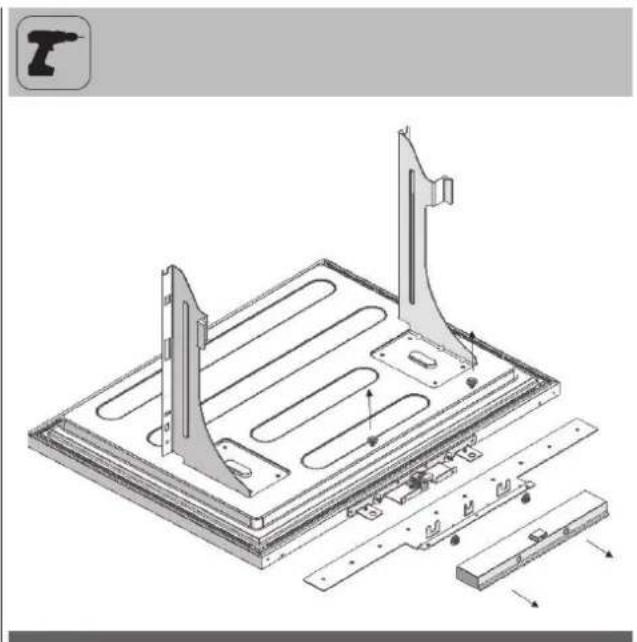 Fulgor Milano FBCD 762 TNF EDBL - Rimozione del meccanismo di regolazione del pannello del frigorifero - 2