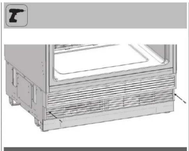 Fulgor Milano FBCD 762 TNF EDBL - Attaching the lower vent hole assembly - 1