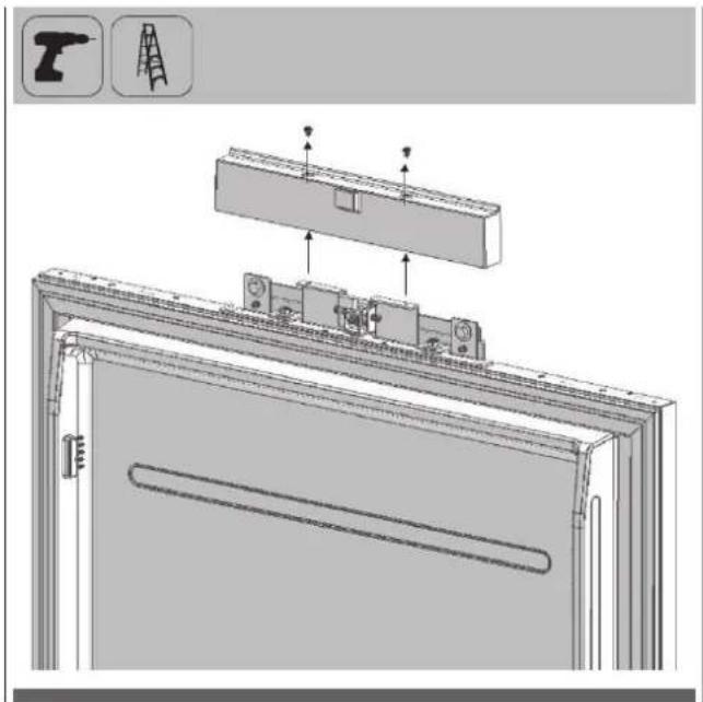 Fulgor Milano FBCD 762 TNF EDBL - Entfernen der verkleideten Gefrierfachtür - 3