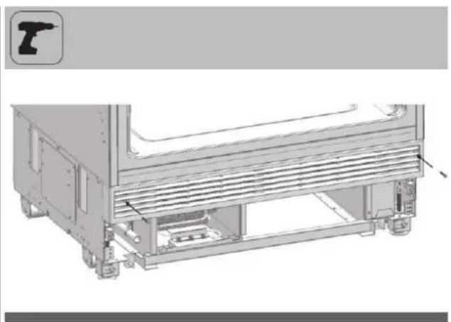 Fulgor Milano FBCD 762 TNF EDBL - Colocación de la pieza del orificio de ventilación superior - 1