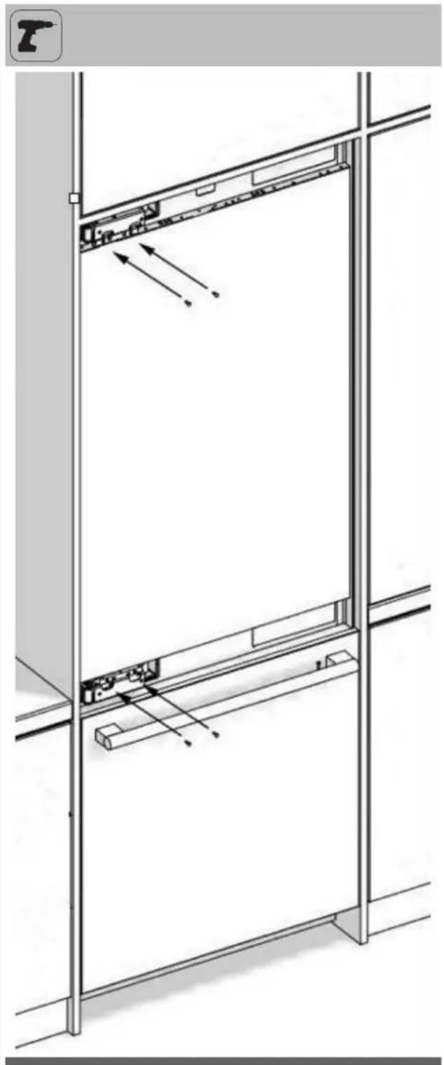 Fulgor Milano FBCD 762 TNF EDBL - Instalación de la puerta de poliuretano del congelador - 1