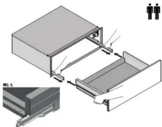 Fulgor Milano FWD 3024 - Pour le remettre en place: - 1