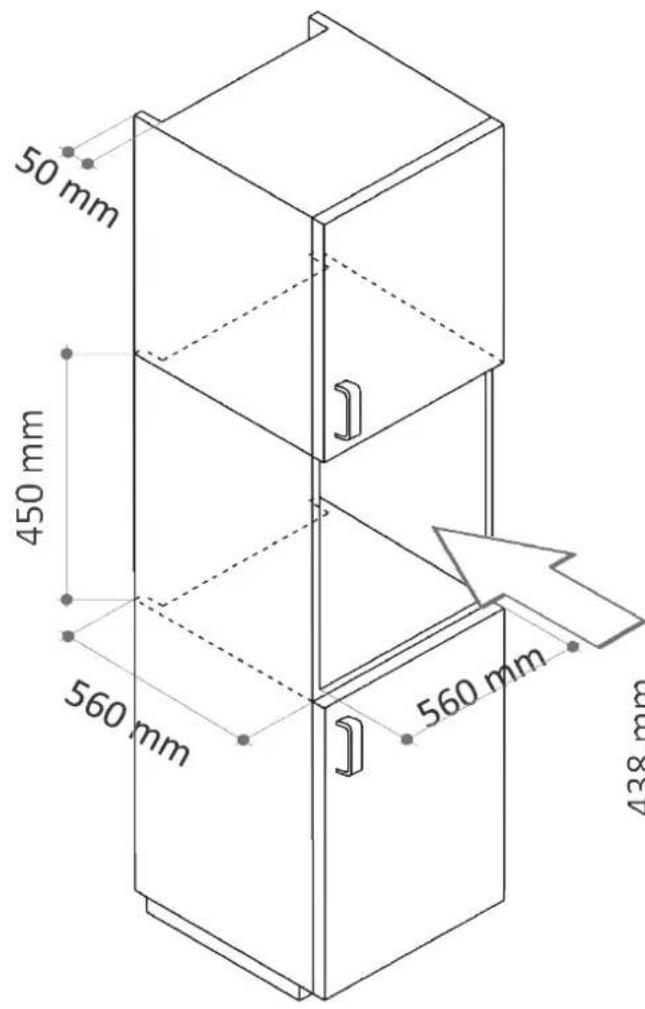 Fulgor Milano FBC 4500 TF - Posizionamento - 3