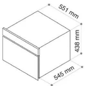 Fulgor Milano FBC 4500 TF - ABMESSAGENGEN - 1