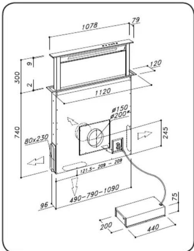 Fulgor Milano FDDH 900 TRC X - DESCRIPTION OF THE APPLIANCE - 4