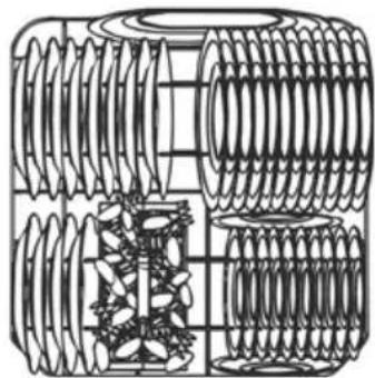 Fulgor Milano FDW 8291.1 - 3AΓPY3KA HIXKHEN KOP3INHbI - 1