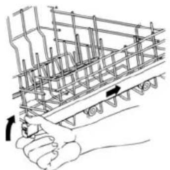 Fulgor Milano FDW 8291.1 - Version A: In zwei Positionen ausziehbar. - 1