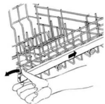 Fulgor Milano FDW 8291.1 - Version A: In zwei Positionen ausziehbar. - 3