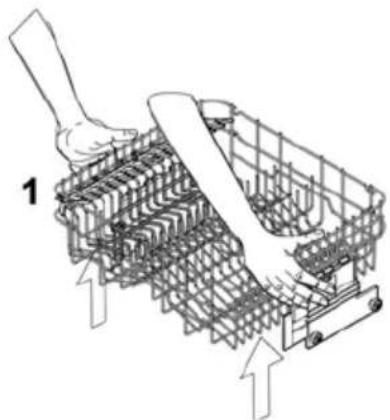 Fulgor Milano FDW 8291.1 - REGOLAZIONE DEL CESTO SUPERiore - 4