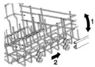 Fulgor Milano FDW 8291.1 - REGOLAZIONE DEL CESTO SUPERiore - 2