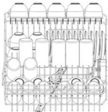 Fulgor Milano FDW 8291.1 - CARREGAMENTO DO CESTO INFERIOR - 5