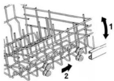 Fulgor Milano FDW 8291.1 - Version a : à extraction réglable sur deux positions. - 2