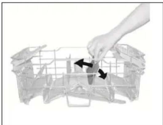 Fulgor Milano FDW 8291.1 - LOADING THE UPPER BASKET - 6
