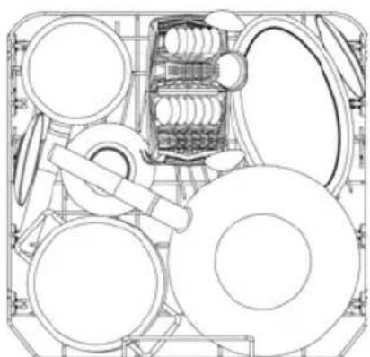 Fulgor Milano FDW 8291.1 - CARREGAMENTO DO CESTO INFERIOR - 3