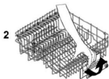 Fulgor Milano FDW 8291.1 - Version A: In zwei Positionen ausziehbar. - 5