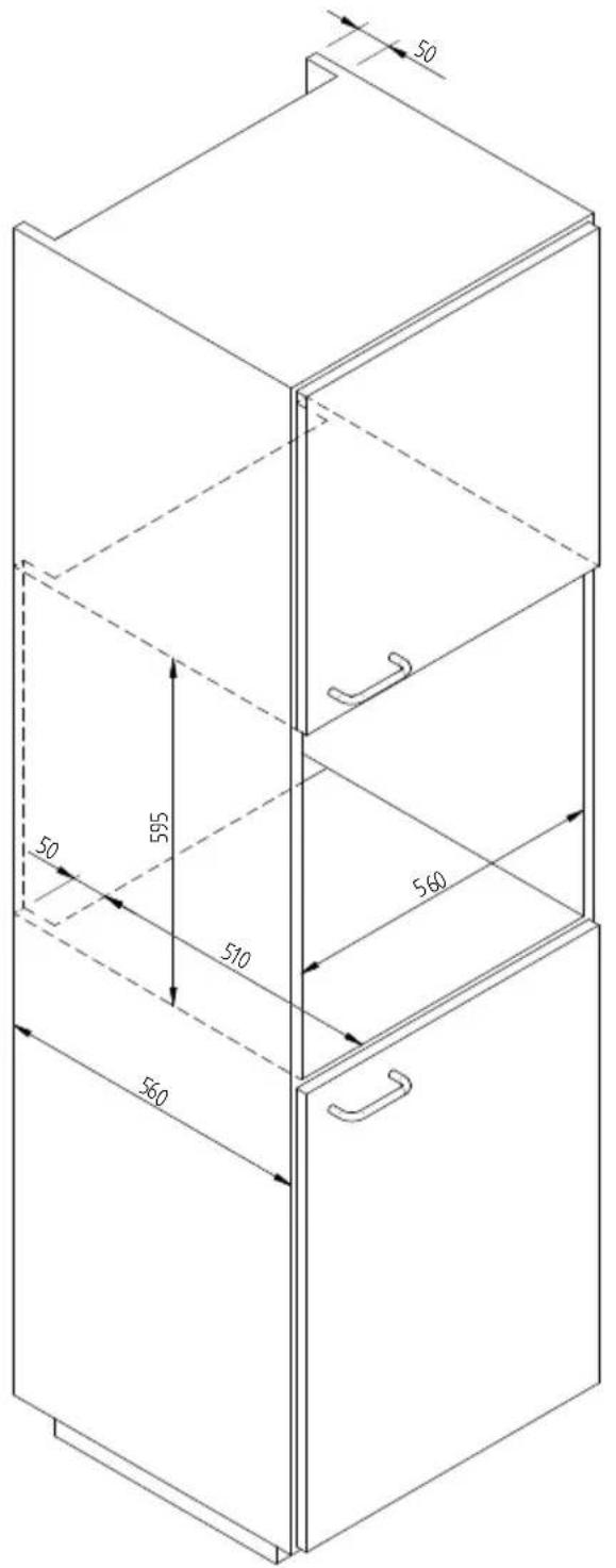 Fulgor Milano FCLD 150 BK - Encastrement - 3