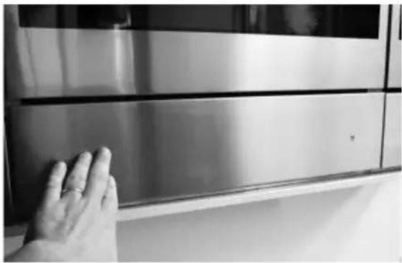 Fulgor Milano FCLD 150 BK - OPENING OF THE DRAWER - 1