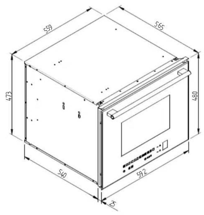 Fulgor Milano FCLD 150 BK - Encastrement - 1