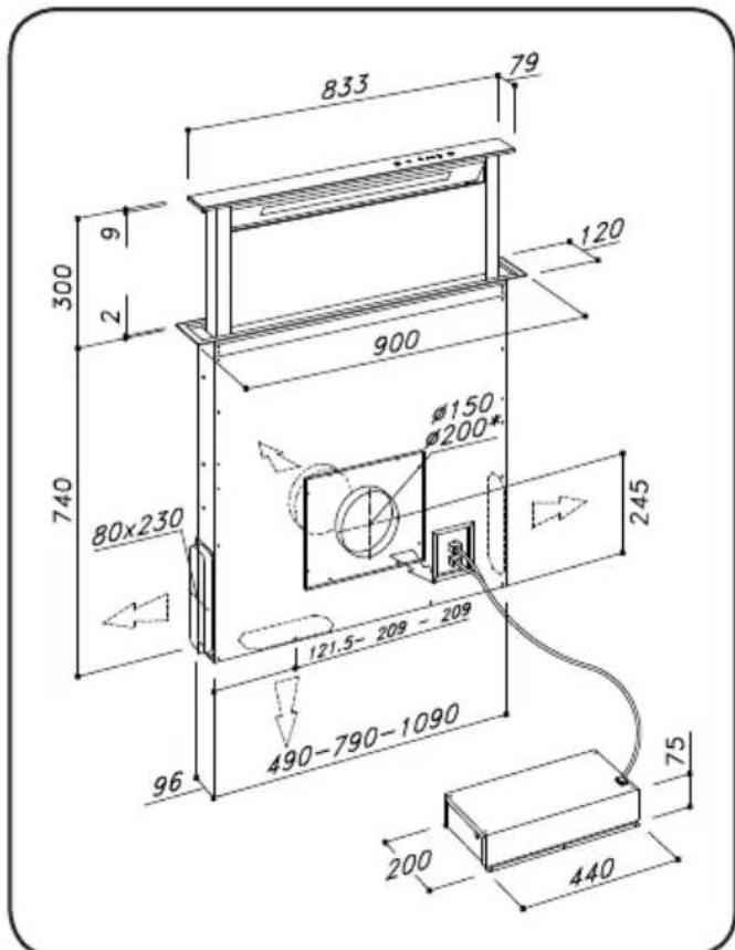 Fulgor Milano FDDH 1120 TRC X - DESCRIZIONE   DELL'APPARECCHIO - 2