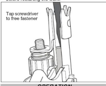 MILWAUKEE 720020 - Clearing a Jammed Fastener - 1