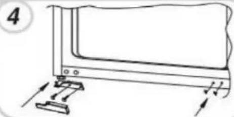 HOOVER HFFO 3550 E1K - Inversione dello sportello dell'elettrodomestico - 4