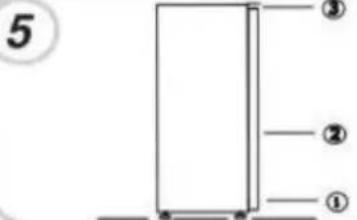 HOOVER HFFO 3550 E1K - Odwrócenie drzwi urzadzenia - 5