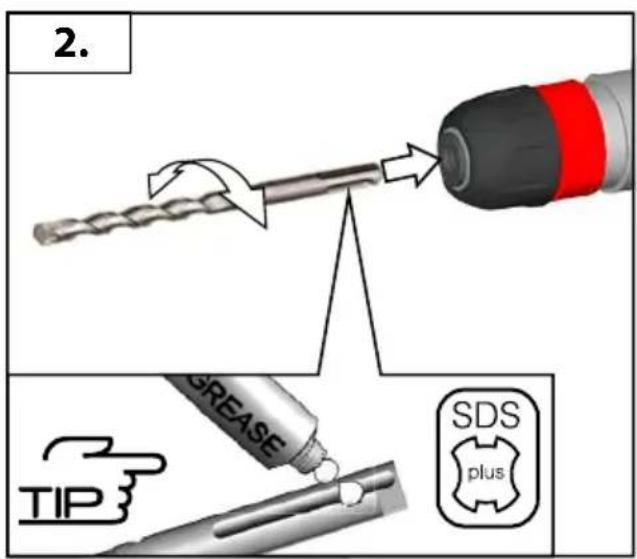 2. GREASE SDS plus TIP