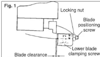 MILWAUKEE 6815 - Blade Clearance - 1