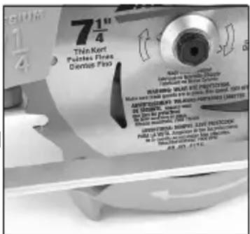 MILWAUKEE 639121 - Installation et retrait de la lame - 2