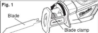 MILWAUKEE 262520 - Installing and Removing Blades from the Quik-Lok® Blade Clamp - 1