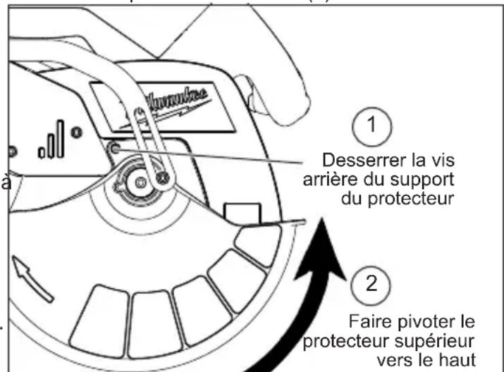 MILWAUKEE 695520 - Installation et changement des lames - 1