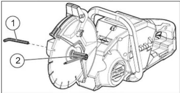 MILWAUKEE 278620 - Installing/Removing Cut-Off Wheels - 2