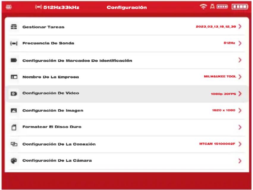 MILWAUKEE 297120 - Configuración de video - 1