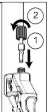 MILWAUKEE 491628CS - Connecting the Spray Wand to the Trigger Handle - 1